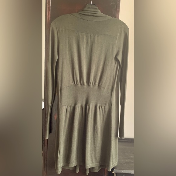 Cassis dark green cardigan. Size XS. - Picture 2 of 3